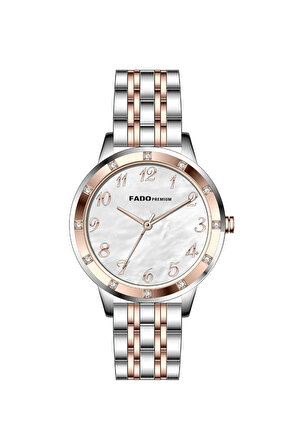 & 0002  Kadın kol Saatı  rose  kaplama Renk