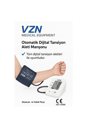 VZN Otomatik Digital Tansiyon Aleti Manşonu (22-36cm) sadece manşon