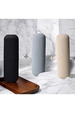 3 adet diş fırçası diş macunu saklama kutusu saklama kabı organizer