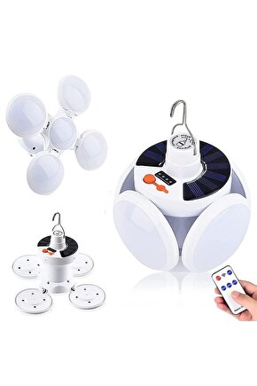 Art Solar Panelli Şarjlı 5Li Katlanabilir Acil Durum Kamp Lambası Lab