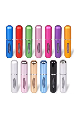 Parfüm Şişesi Çanta Içi Mini Doldurulabilir Seyahat Cep Yedek Parfüm Şişesi 5 ml 1 ADET