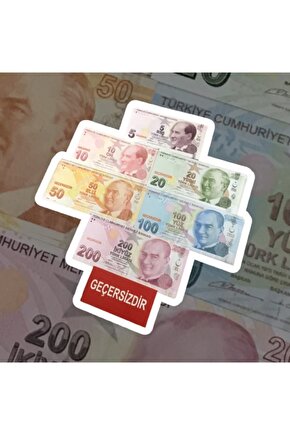 Oyuncak Para Seti 5-10-20-50-100-200