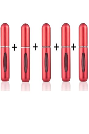 5 Adet Doldurulabilir Parfüm Şişe Çanta Içi Sprey Parfüm Şişe