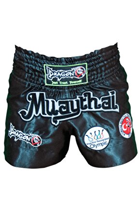 Mt2017 Muay Thai Federasyon Onaylı Nakışlı Maç Şortu