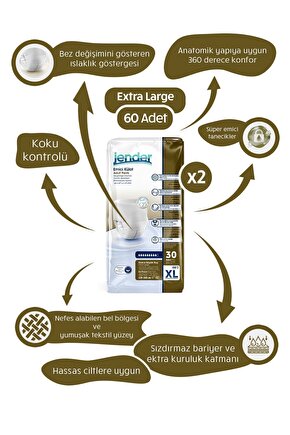 Emici Külot Xl 30lu 2 Paket