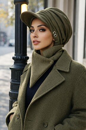 Haki Kışlık Şapka Ve Etol Takım