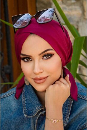 Bordo Çapraz Deniz - Havuz Deniz Bonesi