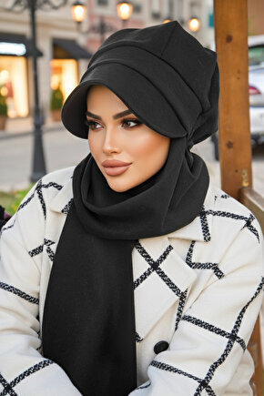 Siyah Atkılı Şapka - 30300