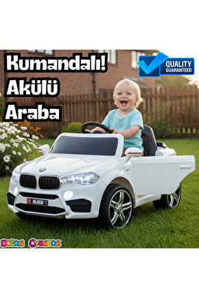 Blade GT Beyaz Uzaktan Kumandalı 4X2 12 Volt Akülü Araba - RC BMW Akülü Araba