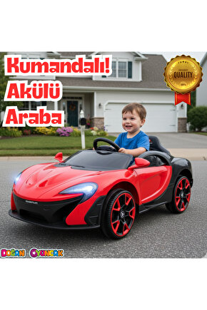 Quantum GT Kırmızı Uzaktan Kumandalı 4X2 12 Volt Akülü Araba - RC McLaren Akülü Araba