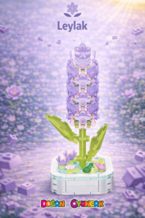 Mikro Blok Leylak Çiçek Lego - Lego Setleri Mini Lego - Çiçek Lego - Blossom Çiçek Lego