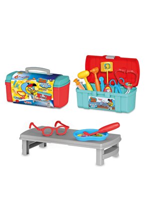 Kral Şakir Medikal Çanta - Doktor Setleri - Doktor Oyuncak Seti - Hemşire Oyunu