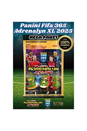 Panini FIFA 365 Adrenalyn XL 2025 Mega Başlangıç Paketi - Futbolcu Kartları - Trading Oyuncu Kartı
