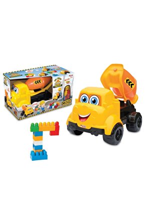 Kutulu Çimento Kamyonum Bloklu (30 Parça) - Oyuncak Oyuncaklar - Araç Oyuncakları - Blok Setleri