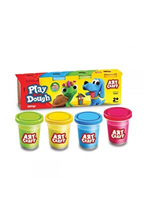 03281 Art Craft 4lü Oyun Hamuru 560 gr -