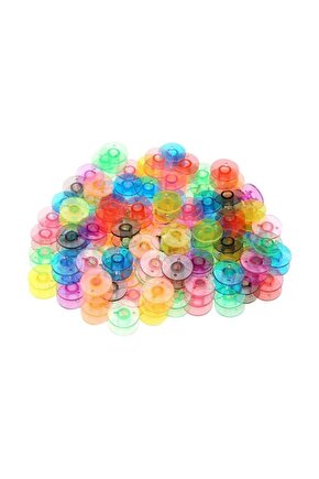 Ev Tipi Aile Dikiş Makinası 50 Adet Renkli Plastik Masura