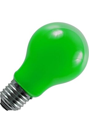 1 Adet 10 Watt Yeşil Işık E27 Duy Led Ampul, Sarı Işık 10 Watt Tasarruflu LED Ampul, 10 Watt