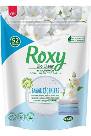 Roxy Bio Clean Matik Sabun Tozu 1.6Kg Bahar Çiçekleri (52 Yıkama)
