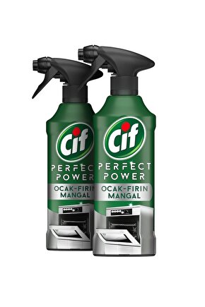 Cif Power Perfect Fırın Ocak Mangal Için Sprey Temizleyici 435 Ml 2 Adet