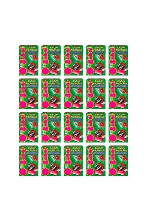 Çılgın Meyveler Karpuz ve Çilek Aromalı Mega Draje Sakız 36 gr x 20 Adet