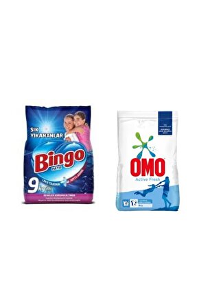 Toz Deterjan 9kg+ Omo 6 Kg