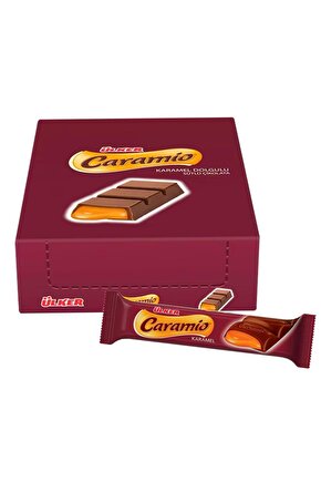 Caramio Karamel Dolgulu Sütlü Çikolata 32 g x 24 Adet