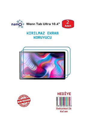 Wenn Tab Ultra 10.4 Uyumlu Nano Ekran Koruyucu 9h Esnek 2 Adet