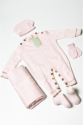 Yeni Doğan 5li Triko Tulum Set