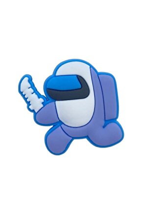 Jibbitz Mavi Tekli Terlik Süsü