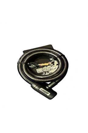 Halat Kilit 20x150 Çelik Bisiklet Ve Motosikletler Için
