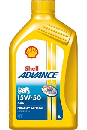 Shell Yağ 1550 Advance 4t Ax5 1 Lt Motosiklet Yağı
