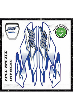 Mavi Yamaha Bws Sticker Seti