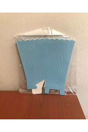 Pop Corn Mısır Kutusu 8 Li Mavi