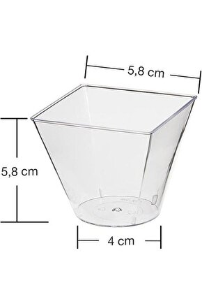 Rubikap Mini Kap Kase 120 ml 25 Adet (PS ŞEFFAF) (MC12)