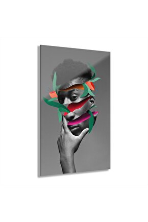 Erkek Model Cam Tablo Duvar Dekoru