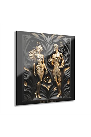 3d Homo Sapiens Cam Tablo Duvar Dekoru