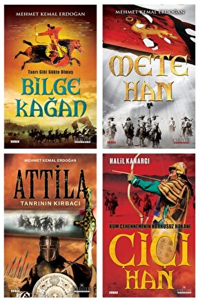 Dünyayı Titreten Türk Hükümdarlar Seti-2 ( 4 - Kitap)