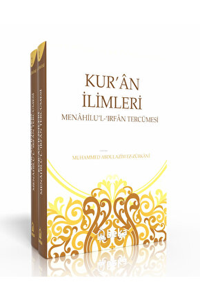 Kuran İlimleri - Menahilul İrfan (2 Cilt Takım)