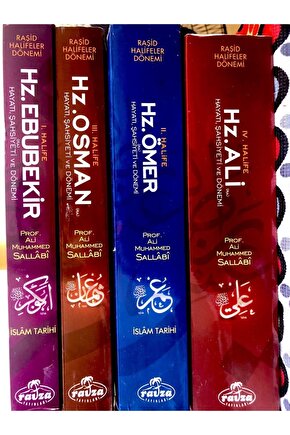 Raşid Halifeler Seti (4 Kitap Takım) - Ali Muhammed Sallabi