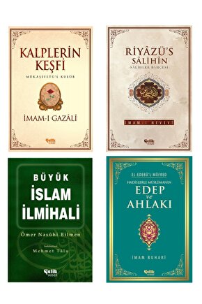 Kalplerin Keşfi-riyazüs Salihin-hadislerle Müslümanın Edep Ve Ahlakı-büyük Islam Ilmihali 4lü Set