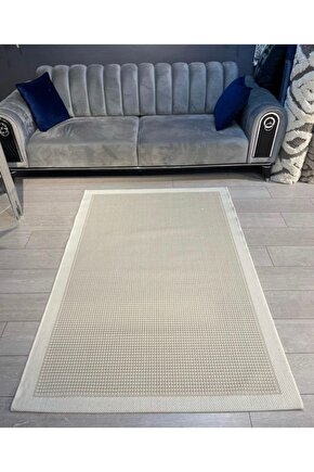 Macro Sisal Bordürlü Jut Hasır Halı 9427