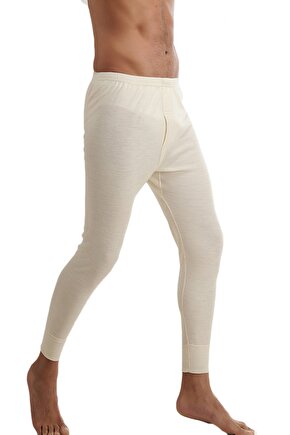 Erkek Içlik Uzun Tayt %100 Gerçek Yün 1001