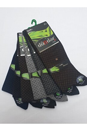 Erkek Bambu Soket Çorap 6lı Paket Dikişsiz 4 Mevsim
