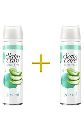 Satin Care Tıraş Jeli Hassas 200 ml sensıtıve +2 ADET