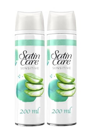 Satin Care Tıraş Jeli Hassas 200ml X2 Adet