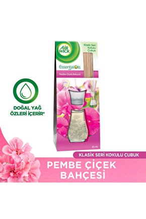 Kokulu Çubuklar 25ml Pembe Çiçek Bahçesi