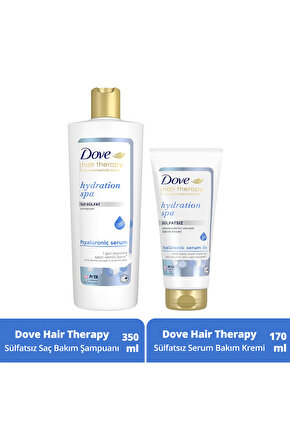 Hair Therapy Saç Bakım Şampuanı Hydration Spa 350 ml + Serum Saç Bakım Kremi 170 ml