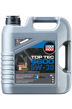 Top Tec 4600 Dexos2 5W-30 Motor Yağı (4 Litre) Yeni Üretim Tarihli