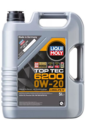 Top Tec 6200 0W-20 (5 Litre) Yeni Üretim Tarihli