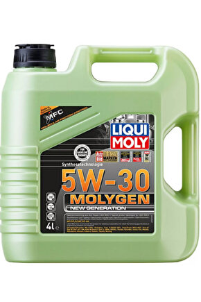 Molygen New Generation 5W-30 (4 Litre) Yeni Üretim Tarihli